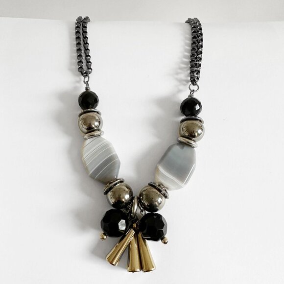 Judith & Charles - Gunmetal Necklace - Picture 1 of 3